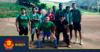Em destaque na foto, Caio de Sá aliou o inglês ao futebol para mudar de vida