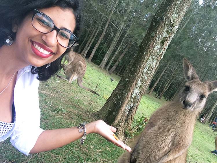 Lívia em Morisset Park 
