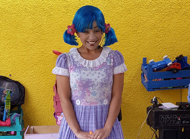 Boneca Crispete, personagem da Cristiane Márcia, aluna da unidade Ipatinga/MG