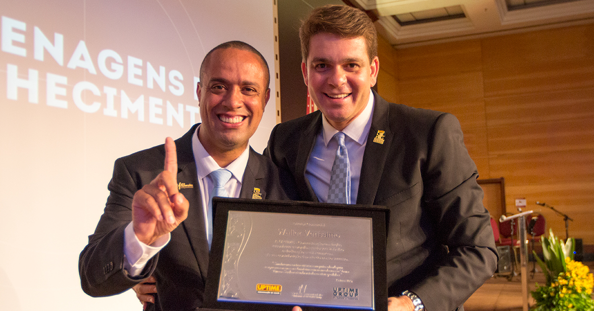 Walter Veríssimo foi o grande homenageado da UPTIME Awards