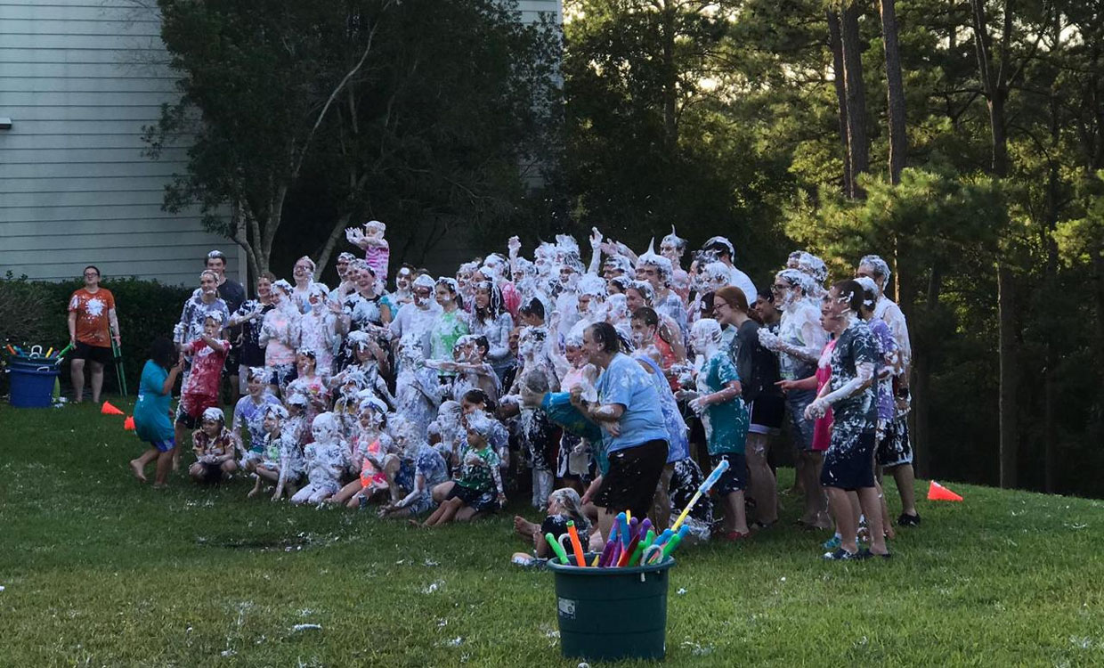 Matheus durante o messy games