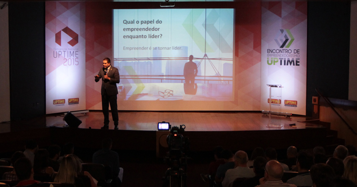 Sérgio Monteiro, chairman do grupo, em palestra na Convenção UPTIME 2015